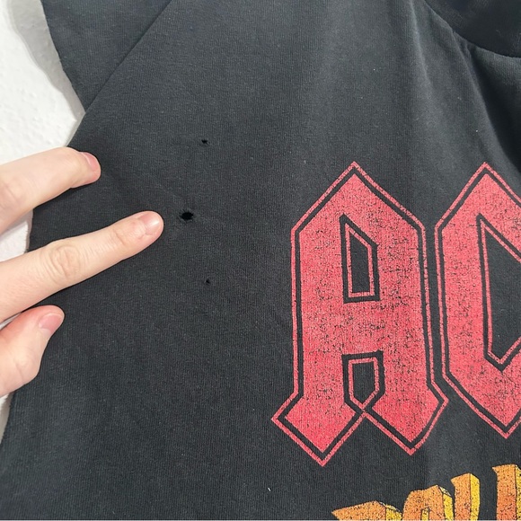 RARE Collectible Vintage 1996 AC/DC Ballbreaker Tour Black Sleeveless Tee - Picture 3 of 8